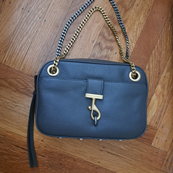 NWT Rebecca Minkoff Lou Handbag - Graphite - Picture 2 of 10